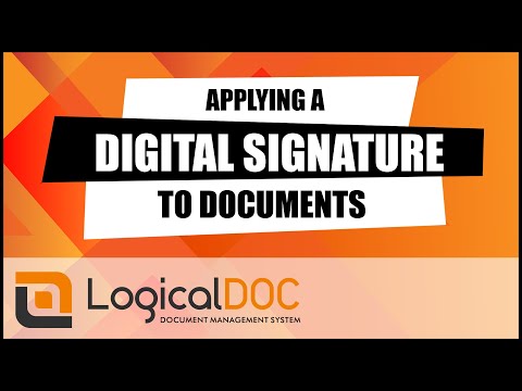 Applying a digital signature to documents