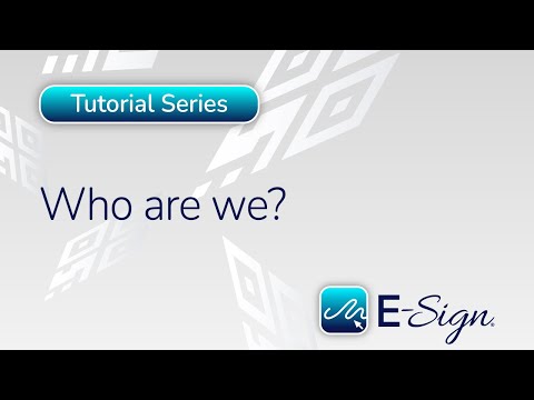 E-Sign - Electronic Signature Platform Introduction...