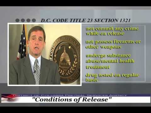 Conditions of Release - DC Pretrial Services Agency