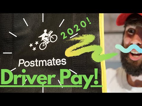 Postmates Driver Pay 2020!