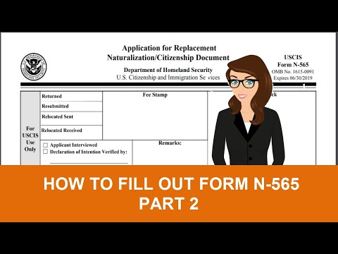 How to fill out Form N-565 Application for Replacement...