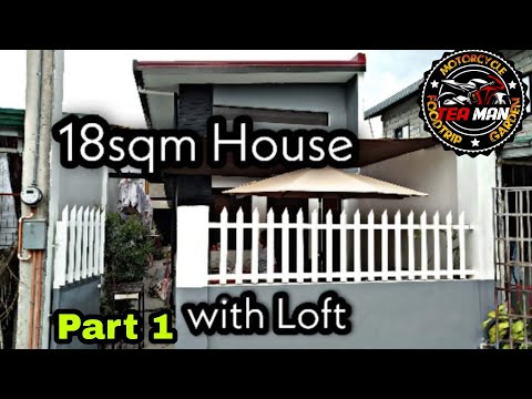 18sqm House with Loft | Small House Design | House Plan