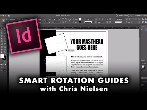 Using Smart Rotation Guides in InDesign