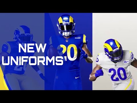 The Los Angeles Rams Unveil New Nike Uniforms...