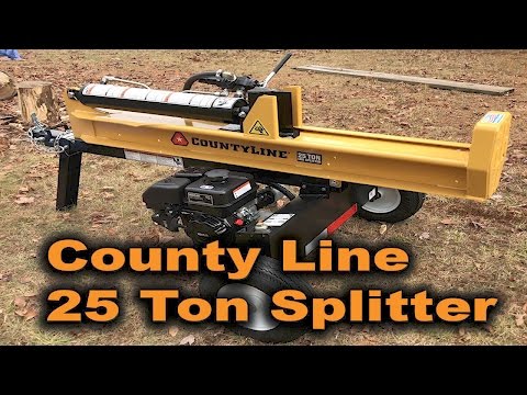 We Finally Got One!!! County Line Log Splitter 25 Ton