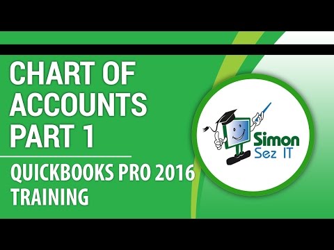 QuickBooks Pro 2016 Tutorial: Setting Up the Chart of...