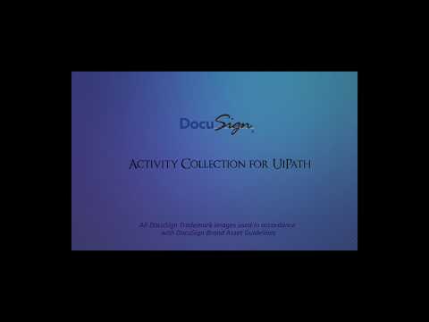 DocuSign Activity for UiPath