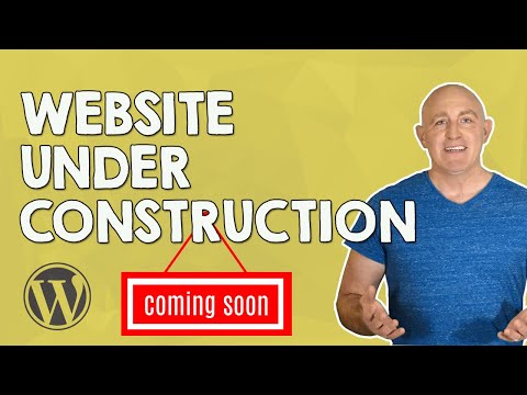 How to Create a Coming Soon Under Construction Page in...