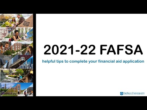 2021 22 FAFSA