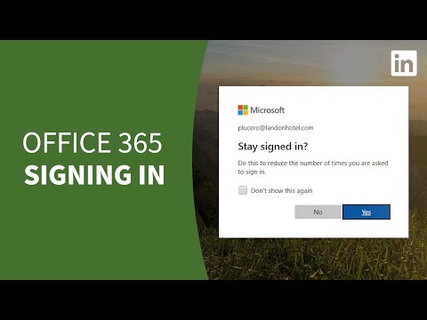 Office 365 Tutorial - How to Log In