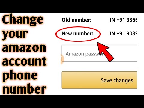 How to change your amazon account phone number 2020 - YouTube