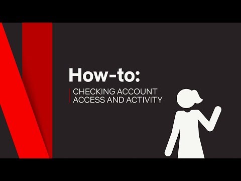 How To | Access Account & Activity | Netflix