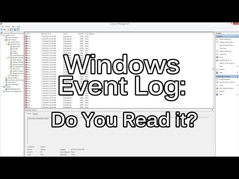 The One About The Windows Event Log