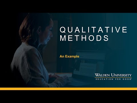 Qualitative Methods: An Example
