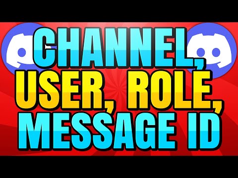 How to Find Discord Channel, User, Message, and Role...