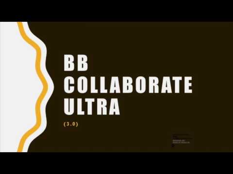 Design Thinking Part 2: BlackBoard Collaborate Ultra