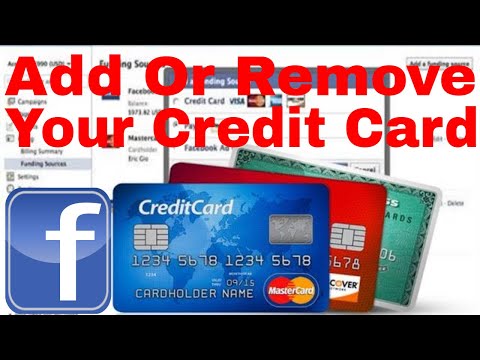 How to Add or Remove Credit Card from Facebook