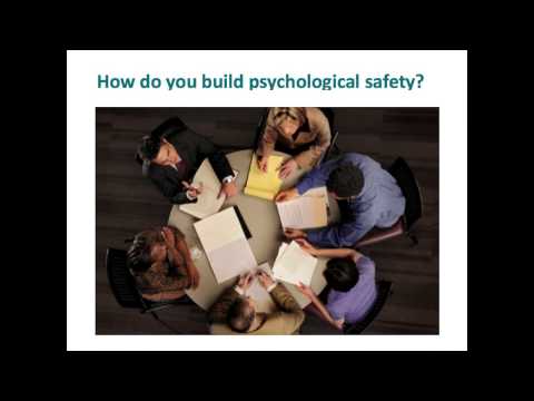 Building a psychologically safe workplace | Amy...