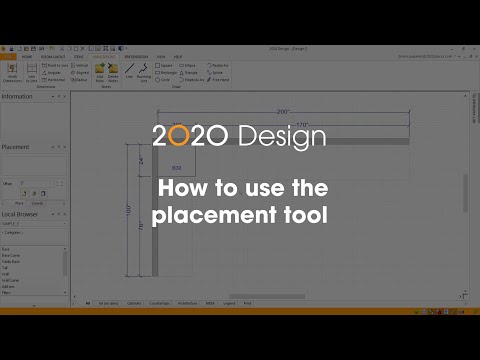 2020 Design Tip: How to use the placement tool