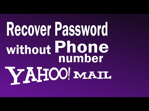 How To Recover Yahoo Password Without Phone Number |...