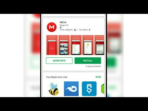 How to make mega account in android