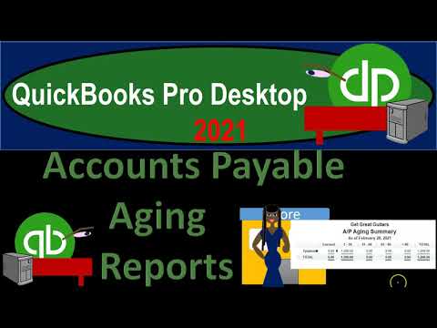 Accounts Payable Aging Reports 4.15 QuickBooks Desktop...