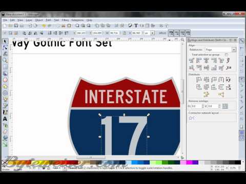 Byteweiser Inkscape Tutorial #4: US Interstate Road...