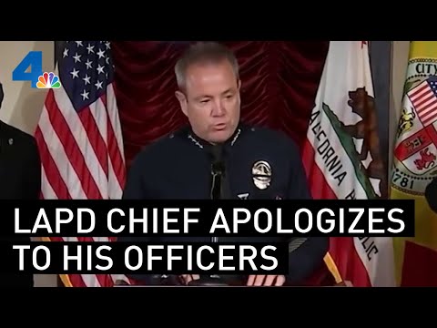 LAPD Chief Sends Open Letter Apologizing to Officers |...