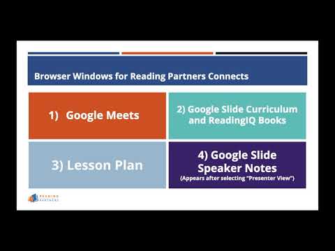 Reading Partners Connects Training, Video 5: Using...