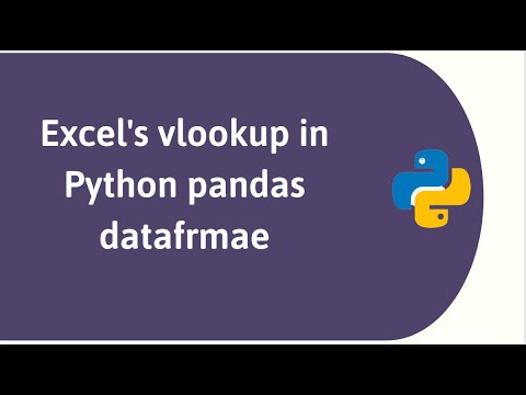 How to use vlookup or mapping in python Pandas |...