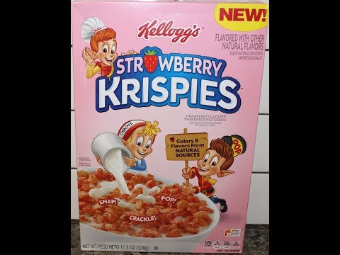 Kellogg's Strawberry Krispies Cereal Review