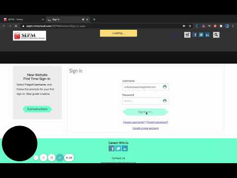 SEPM - How to Log In