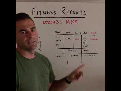 Fitness Reports- MBS