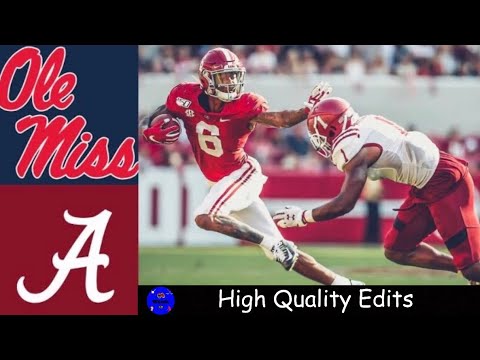 Ole Miss vs #2 Alabama Highlights | NCAAF Week 5 |...
