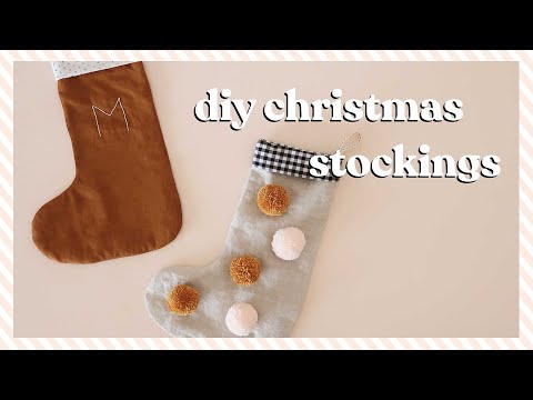 DIY Christmas Stockings Free Template! | 12 Days Of...