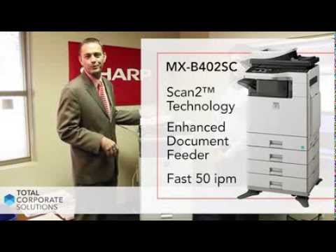 Total Corporate Solutions presents the Sharp MX-B402SC...