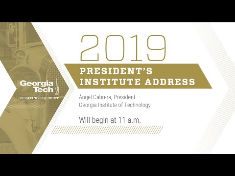 Georgia Tech Institute Address 2019