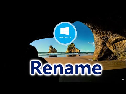 How to change your Windows 10 login account name How...