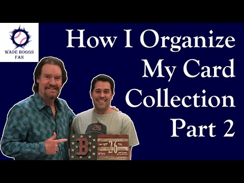 How I Organize My Card Collection Part 2