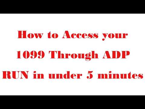 ADP 1099 Access