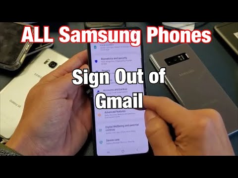 ALL SAMSUNG PHONES: HOW TO SIGN OUT OF GMAIL (GOOGLE...