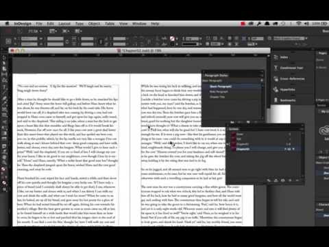 Creating a Book using Adobe InDesign CC2014 - YouTube