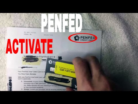 ✅ How To Activate PenFed Credit Union Debit Card 🔴