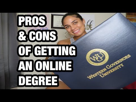 My PROS and CONS of getting a WGU ONLINE DEGREE!!