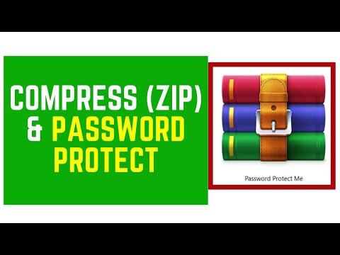 How to Compress and Password Protect a Zip File in...