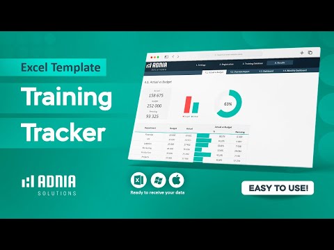 Employee Training Tracker Excel Template - Walkthrough