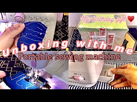 Unboxing PORTABLE SEWING MACHINE (Sew Simple)...