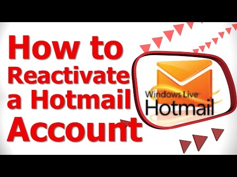How to Reactivate a Hotmail Account