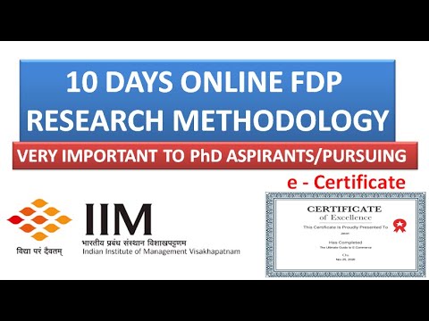 Very Important Online Course on Research Methodology...