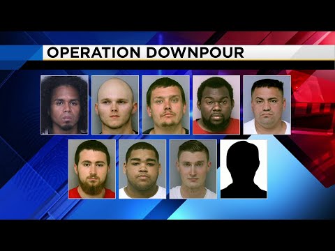 "Operation Downpour" leads to 9 men arrested in St.